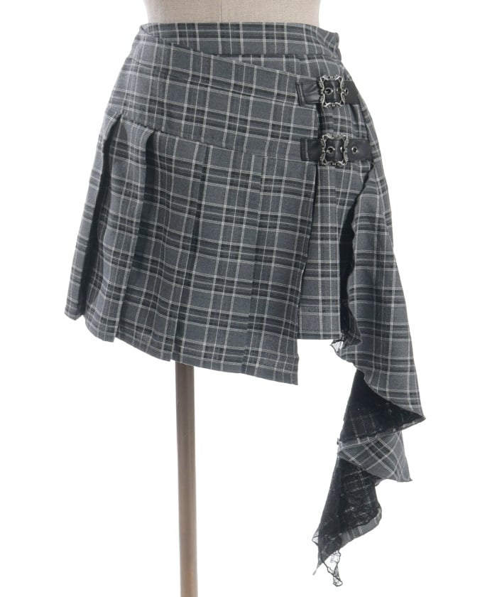 Side Frill Mini Skirt