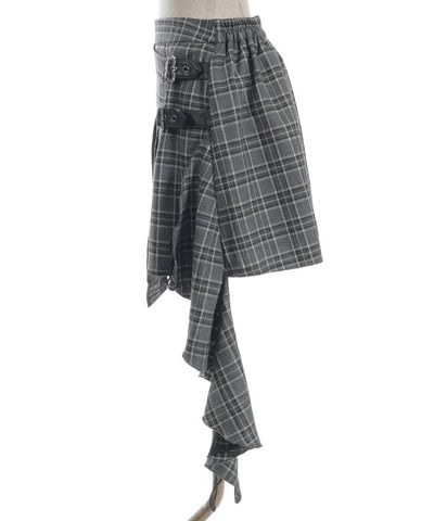 Side Frill Mini Skirt