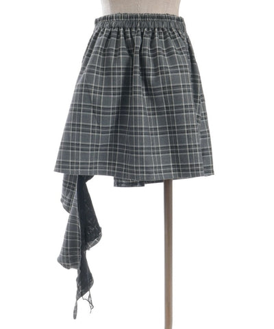 Side Frill Mini Skirt