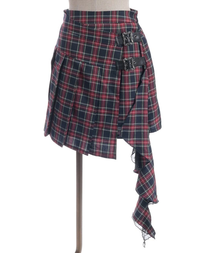 Side Frill Mini Skirt