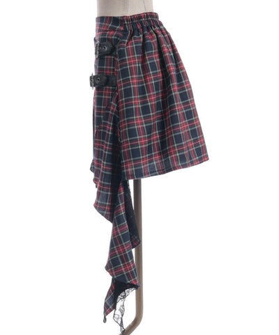 Side Frill Mini Skirt