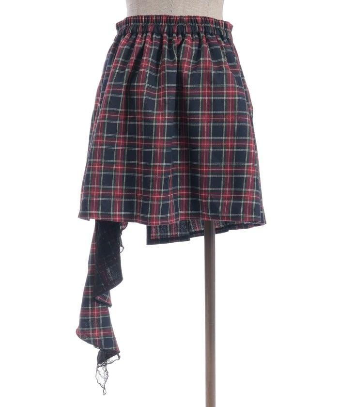 Side Frill Mini Skirt