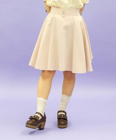 Back Frill Midi Skirt