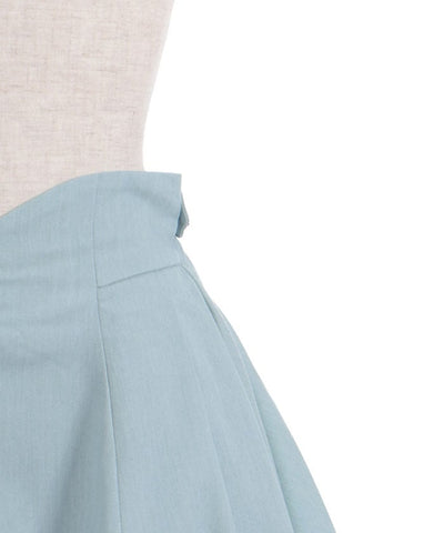 Back Frill Midi Skirt
