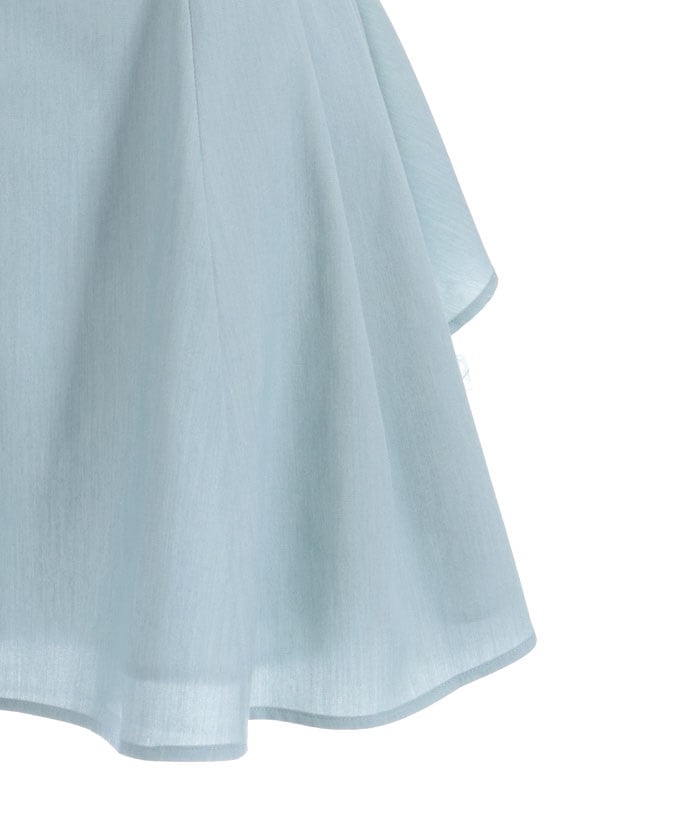 Back Frill Midi Skirt