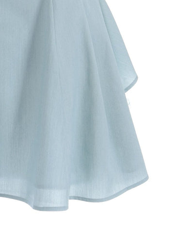Back Frill Midi Skirt