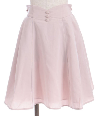 Back Frill Midi Skirt