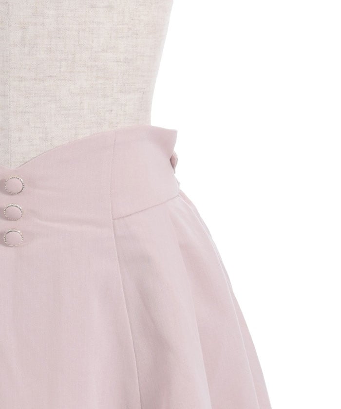 Back Frill Midi Skirt