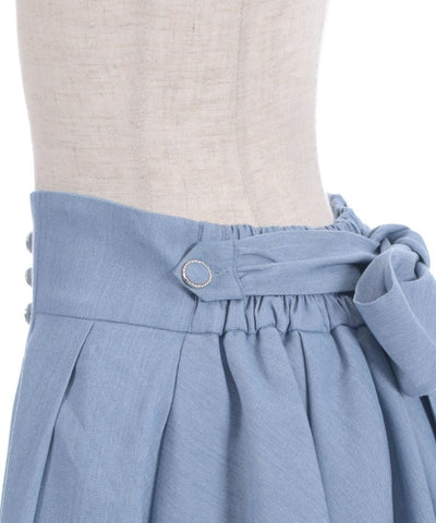 Back Frill Midi Skirt
