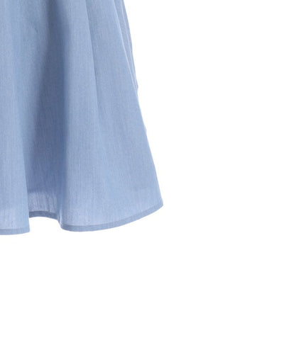 Back Frill Midi Skirt