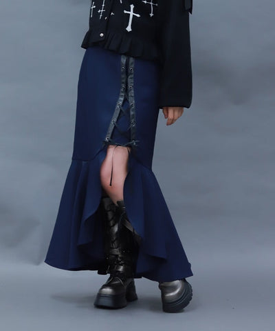 Lace-Up Mermaid Skirt