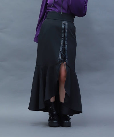 Lace-Up Mermaid Skirt