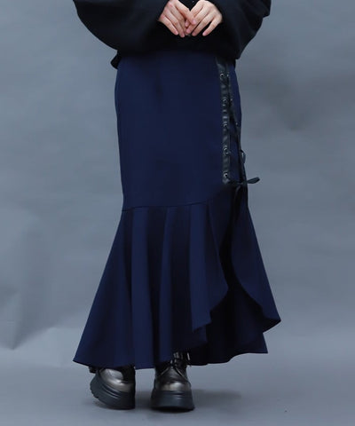 Lace-Up Mermaid Skirt