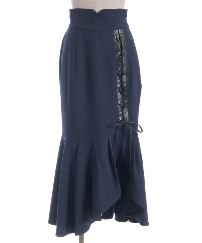 Lace-Up Mermaid Skirt