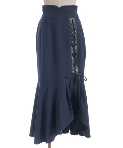 Lace-Up Mermaid Skirt