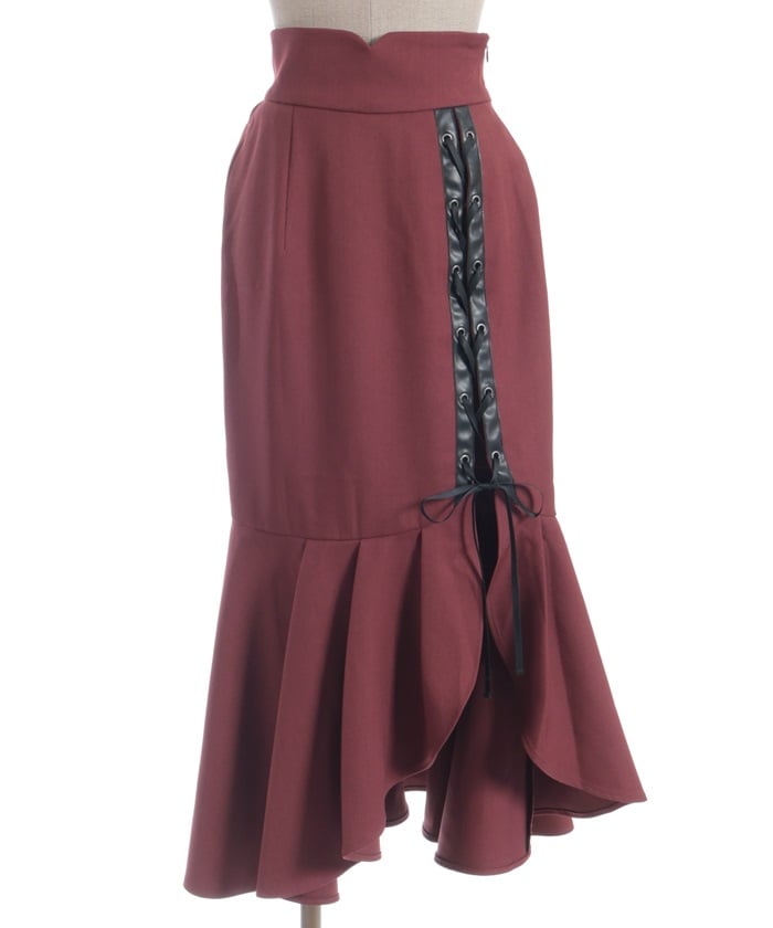 Lace-Up Mermaid Skirt