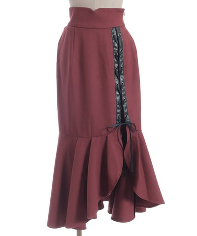 Lace-Up Mermaid Skirt