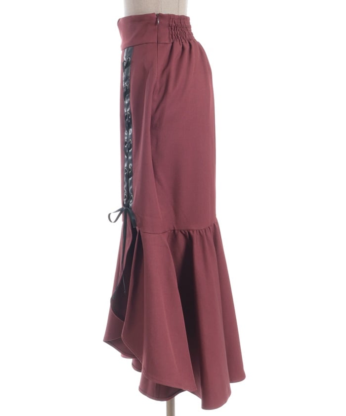 Lace-Up Mermaid Skirt