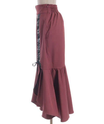 Lace-Up Mermaid Skirt