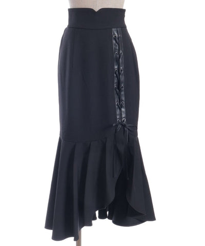 Lace-Up Mermaid Skirt