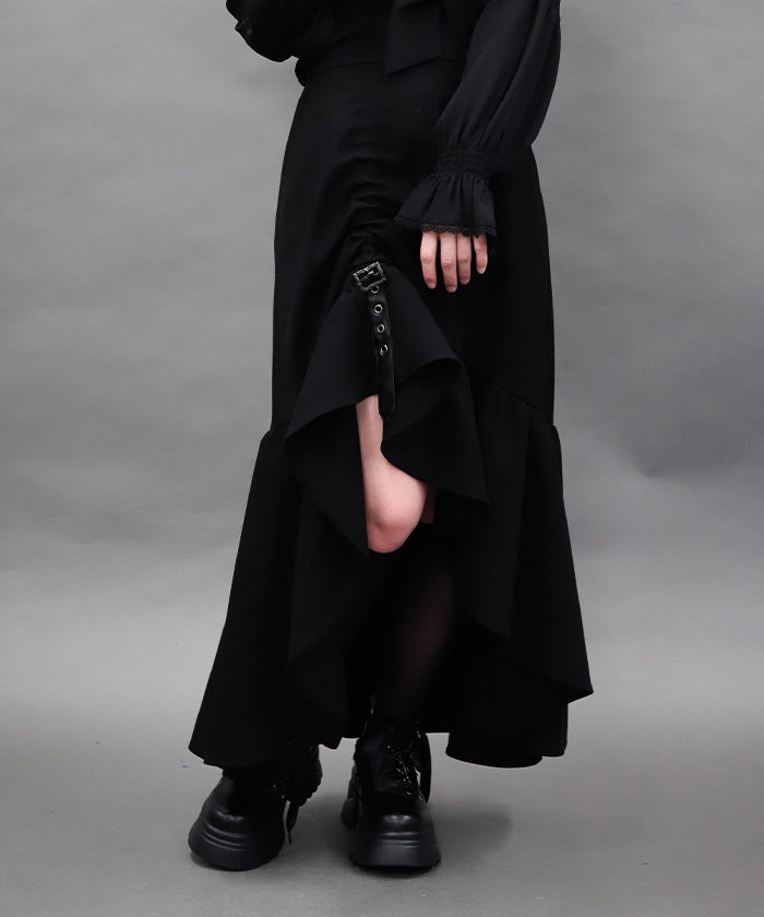 Belt Drawstring Mermaid Skirt – axes femme from JAPAN