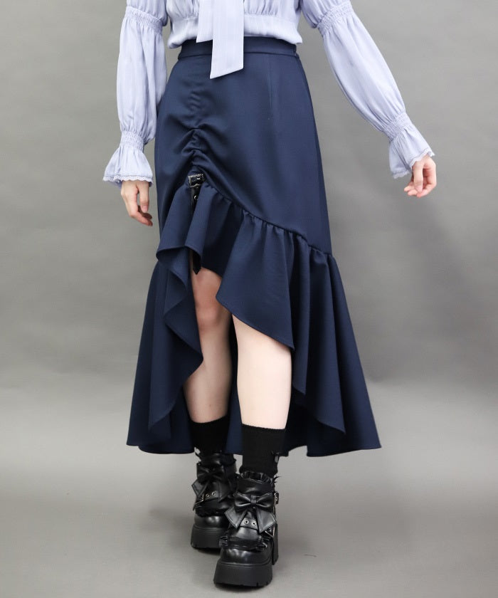 Belt Drawstring Mermaid Skirt – axes femme from JAPAN
