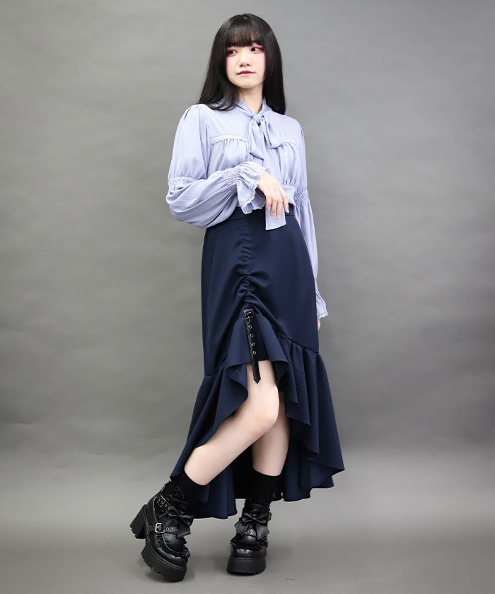 Belt Drawstring Mermaid Skirt – axes femme from JAPAN