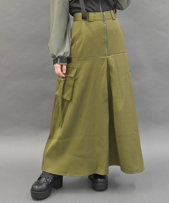 Belt Design Army Skirt