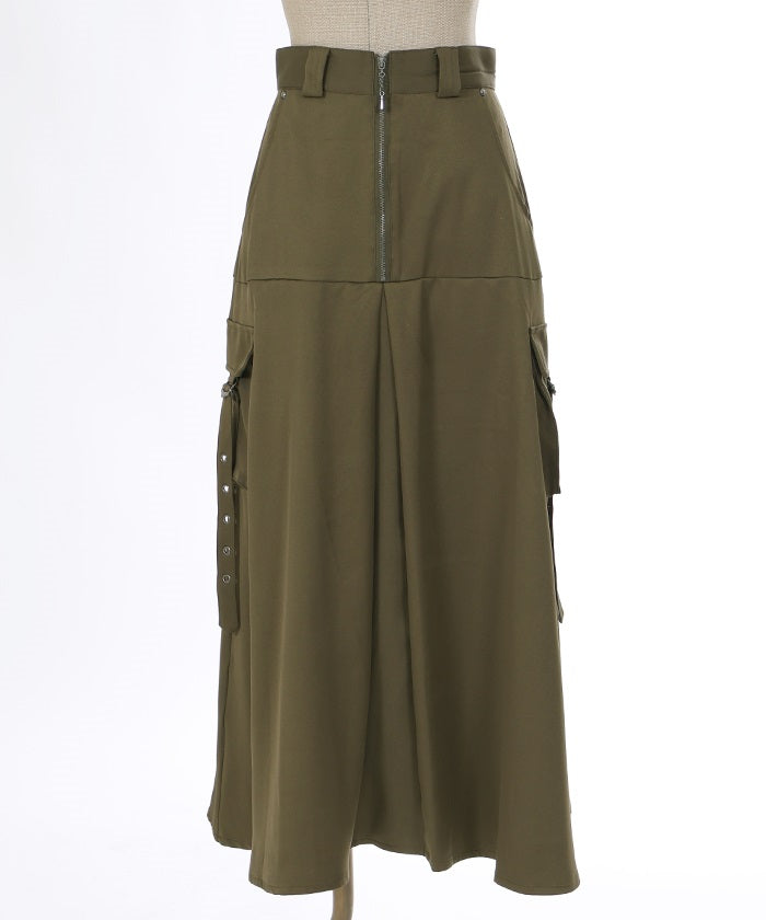 Belt Design Army Skirt