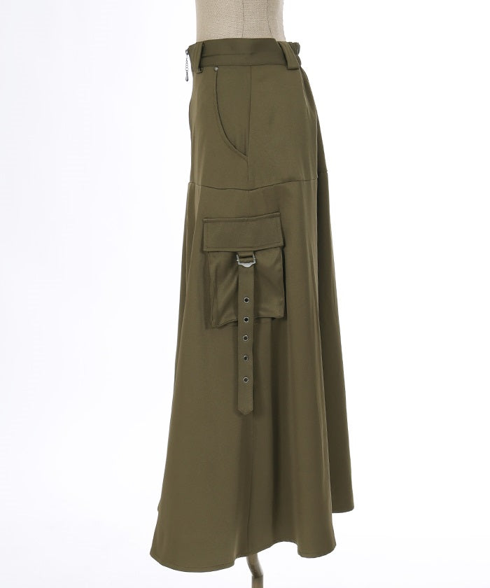 Belt Design Army Skirt