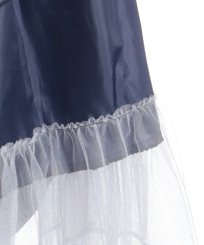 Jacquard Asymmetric Frill Skirt
