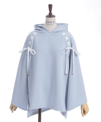 Pollen Guard Lace-Up Poncho