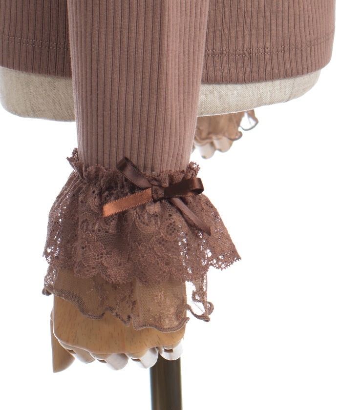 Square Neck Pullover with Ribbon