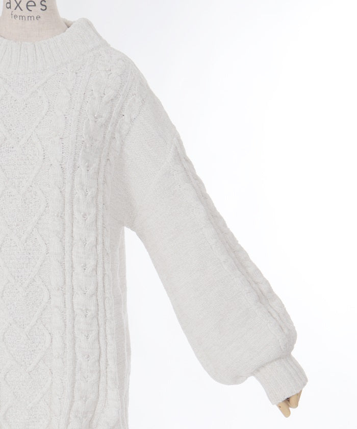 Lamé Blend Chenille Yarn Tunic