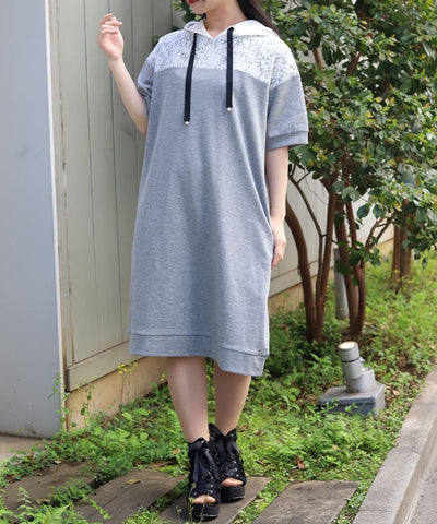 Bicolor Hoodie Tunic