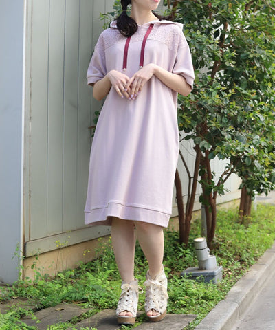 Bicolor Hoodie Tunic
