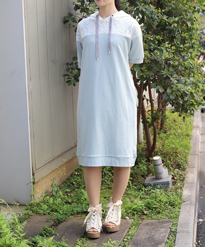 Bicolor Hoodie Tunic