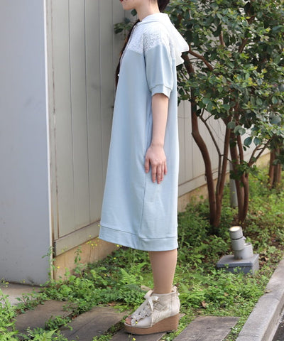 Bicolor Hoodie Tunic