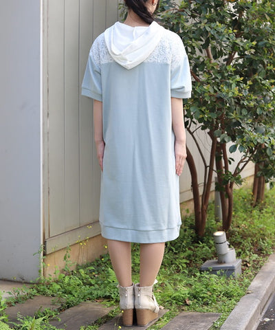 Bicolor Hoodie Tunic