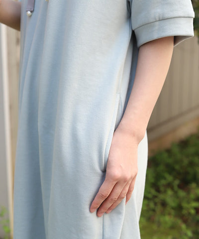 Bicolor Hoodie Tunic