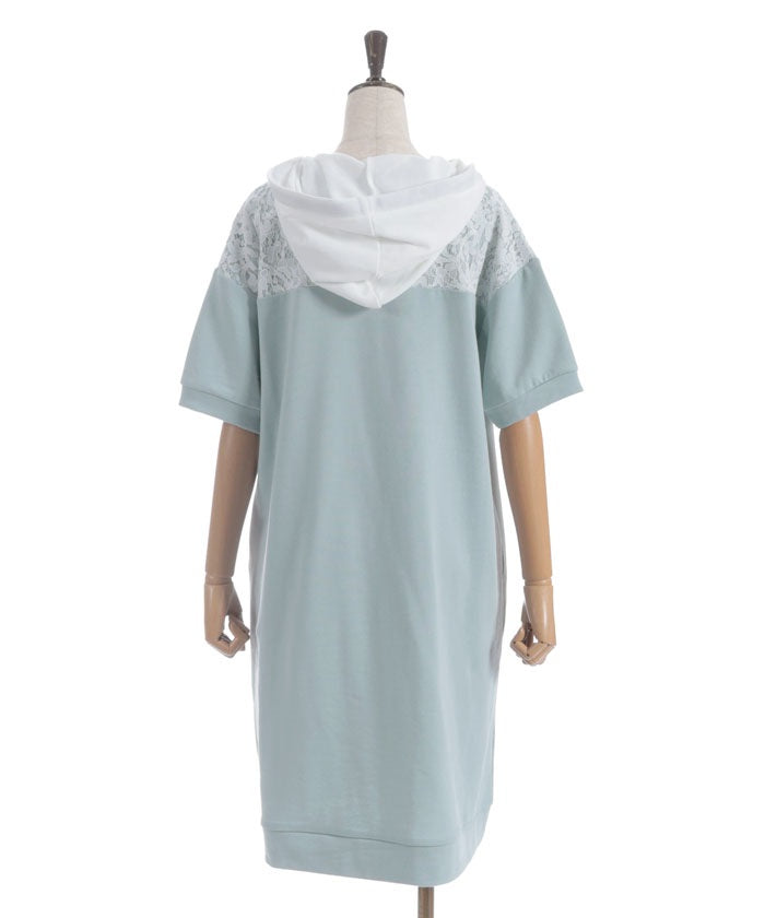 Bicolor Hoodie Tunic