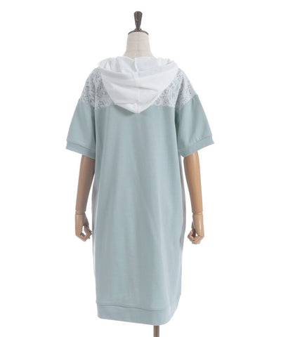 Bicolor Hoodie Tunic