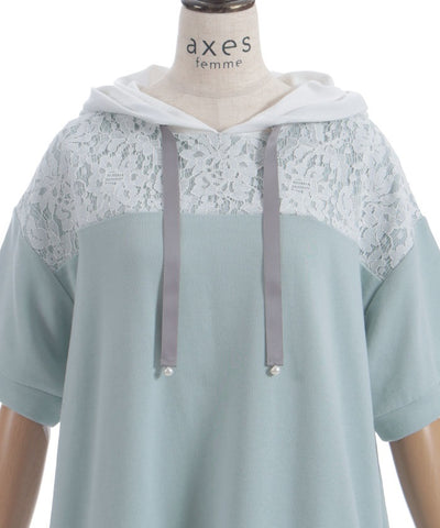 Bicolor Hoodie Tunic