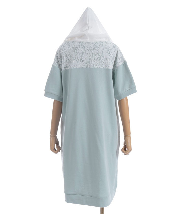 Bicolor Hoodie Tunic