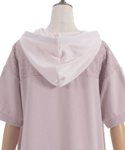 Bicolor Hoodie Tunic
