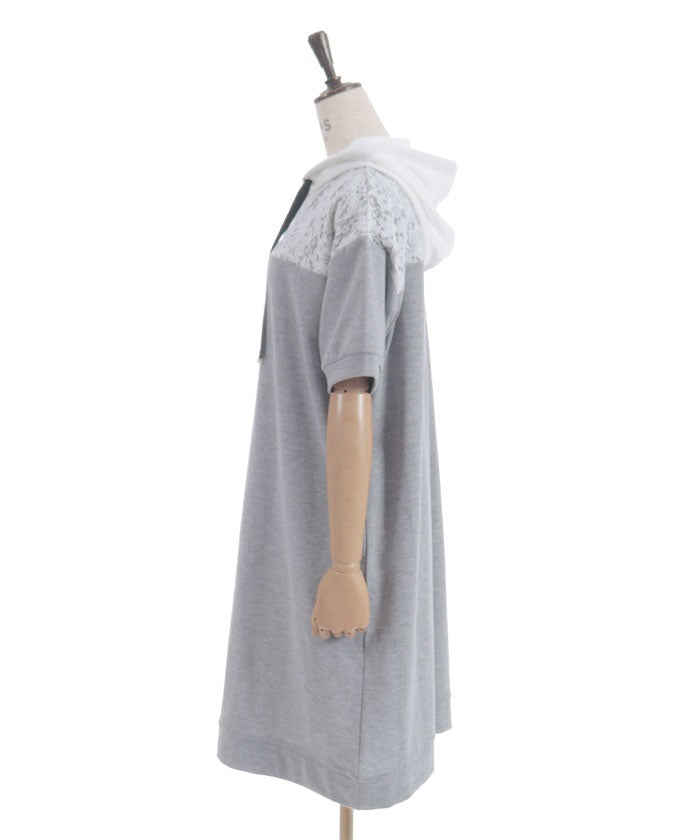 Bicolor Hoodie Tunic