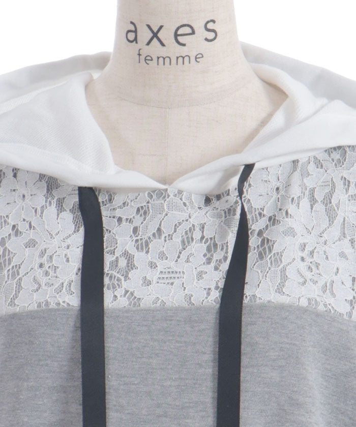 Bicolor Hoodie Tunic