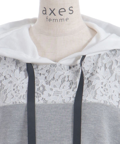Bicolor Hoodie Tunic