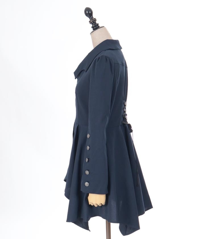 ジャケット・アウター L'Or Irregular hem cape coat Bat Collar Irregular Hem Jacket – axes femme from JAPAN