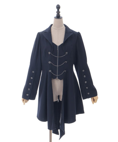 Swallowtail Design Long Jacket